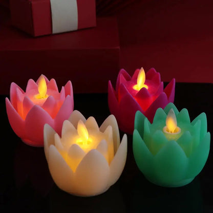 Lampe Lotus LED Féerique