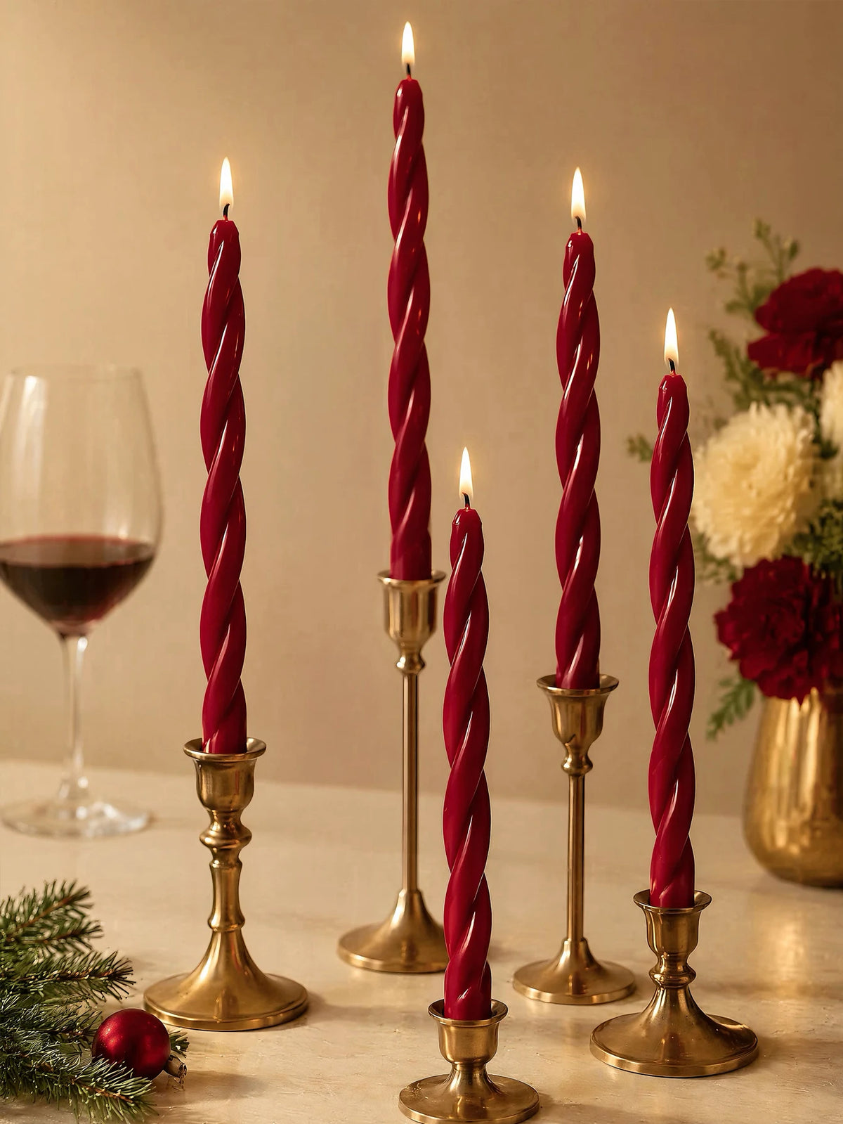 Bougie Aromathérapie Vin Rouge Cire de Soja