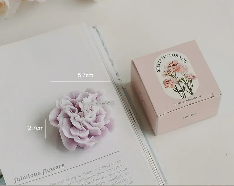 Bougie Fleur Parfumée Cire de Soja Artisanale