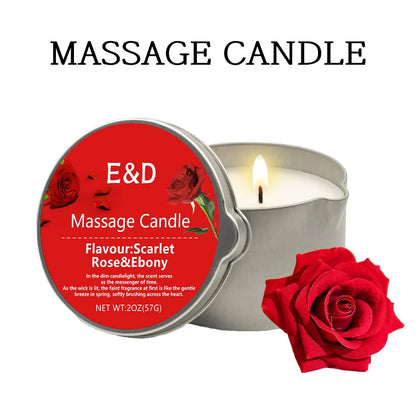 Bougie Huile de Massage EVODUCK : Relaxation & Hydratation