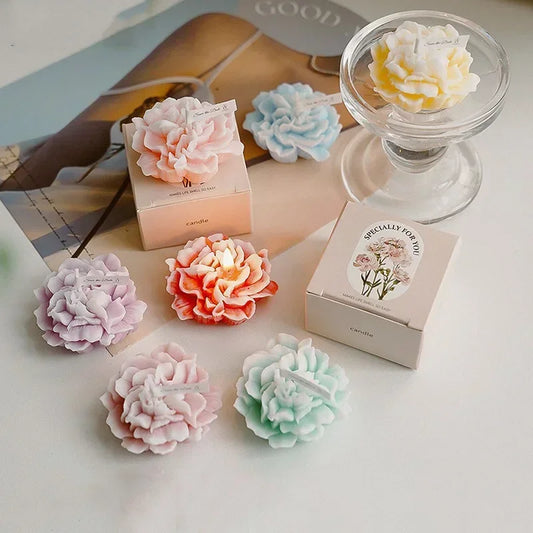 Bougie Fleur Parfumée Cire de Soja Artisanale
