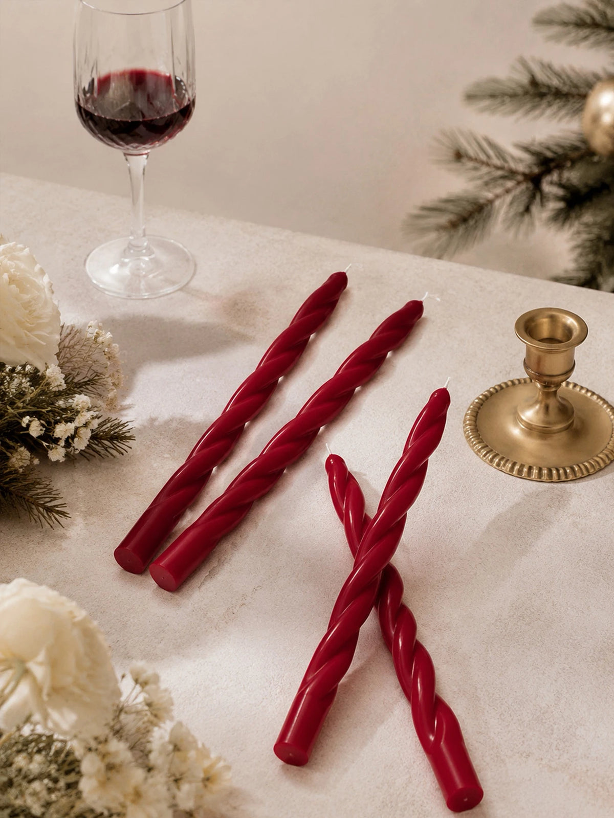 Bougie Aromathérapie Vin Rouge Cire de Soja