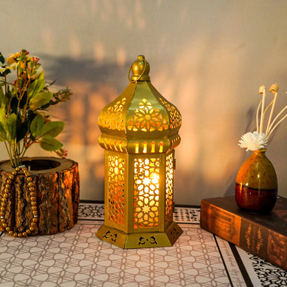 Lanterne Marocaine en Fer Forgé - Ambiance Orientale