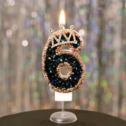 Bougie Couronne Scintillante : Élégance & Luxe pour vos Célébrations