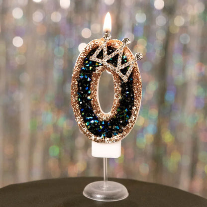 Bougie Couronne Scintillante : Élégance & Luxe pour vos Célébrations
