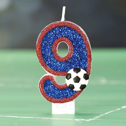 Bougie Ballon de Football MINISO pour Anniversaire