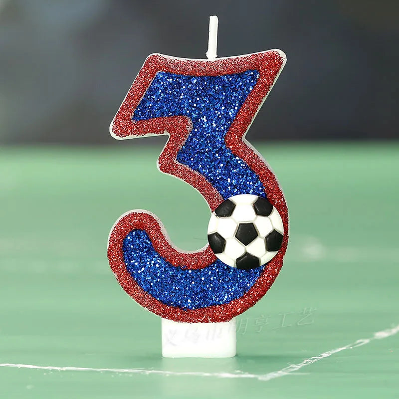 Bougie Ballon de Football MINISO pour Anniversaire
