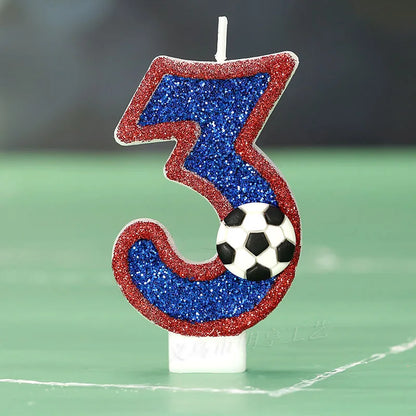 Bougie Ballon de Football MINISO pour Anniversaire