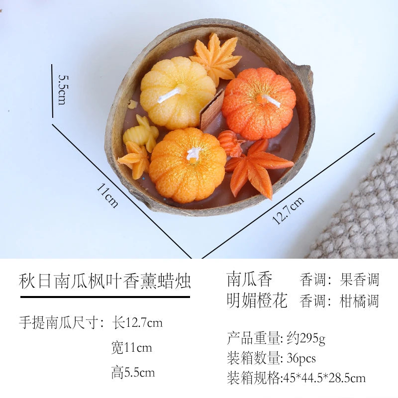 Bougie Artisanale Pumpkin Spice - Ambiance Automnale