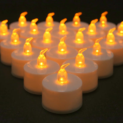 Bougies LED Flamme Réaliste - Ambiance Cosy & Sûre