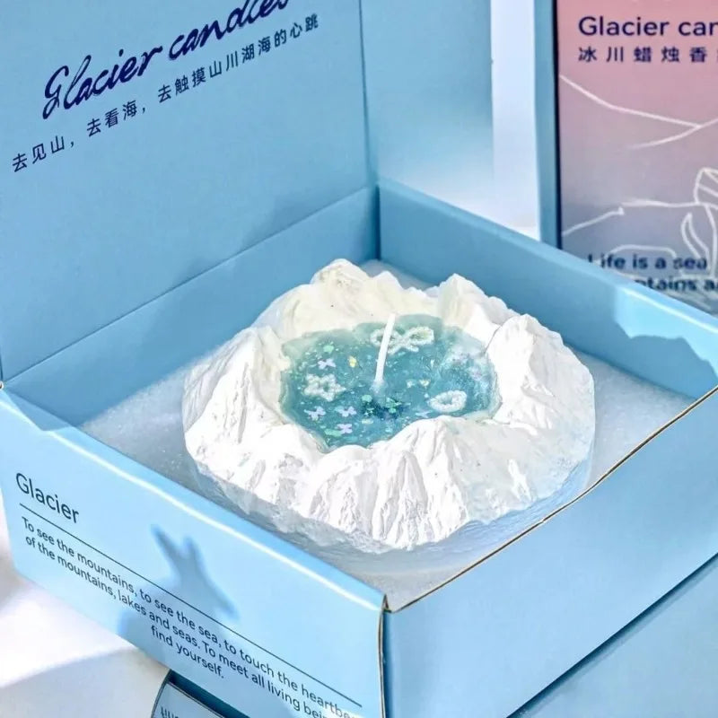 Bougie Parfumée Glacier : Élégance & Sérénité