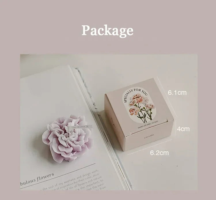 Bougie Fleur Parfumée Cire de Soja Artisanale