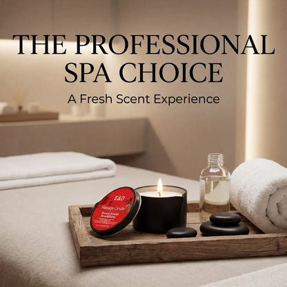 Bougie Huile de Massage EVODUCK : Relaxation & Hydratation