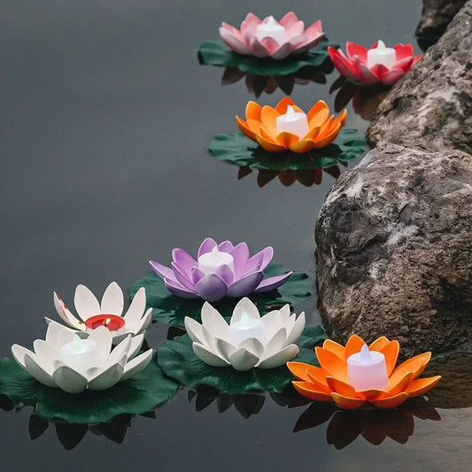 Lampe Lotus LED Double Pétale - Ambiance Colorée