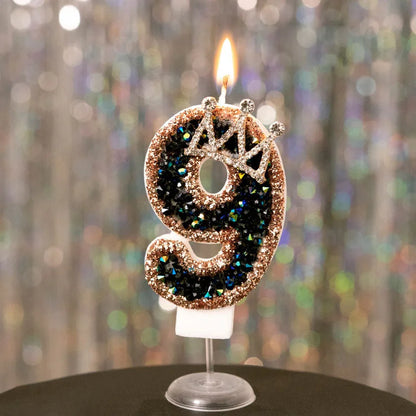 Bougie Couronne Scintillante : Élégance & Luxe pour vos Célébrations