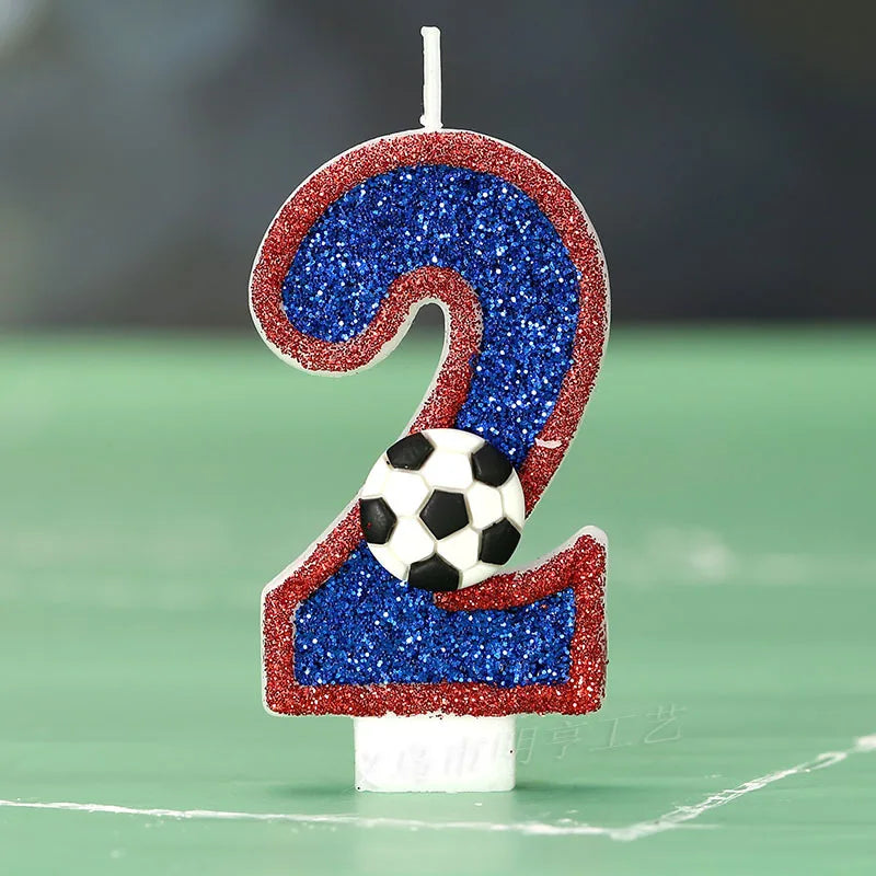 Bougie Ballon de Football MINISO pour Anniversaire