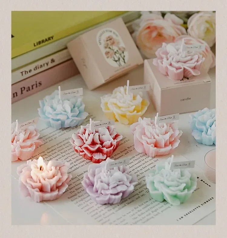 Bougie Fleur Parfumée Cire de Soja Artisanale