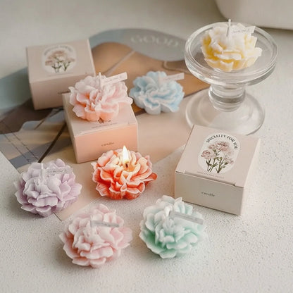 Bougie Fleur Parfumée Cire de Soja Artisanale