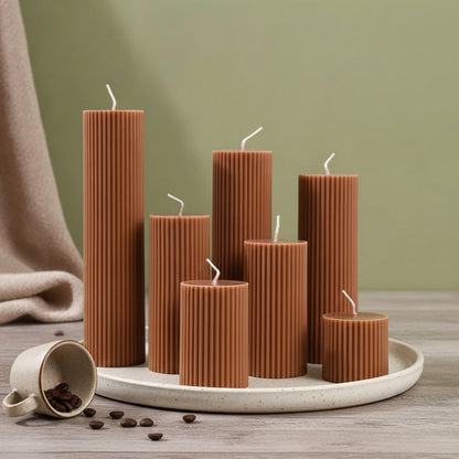 Bougie Cylindrique Parfumée Soja Rétro
