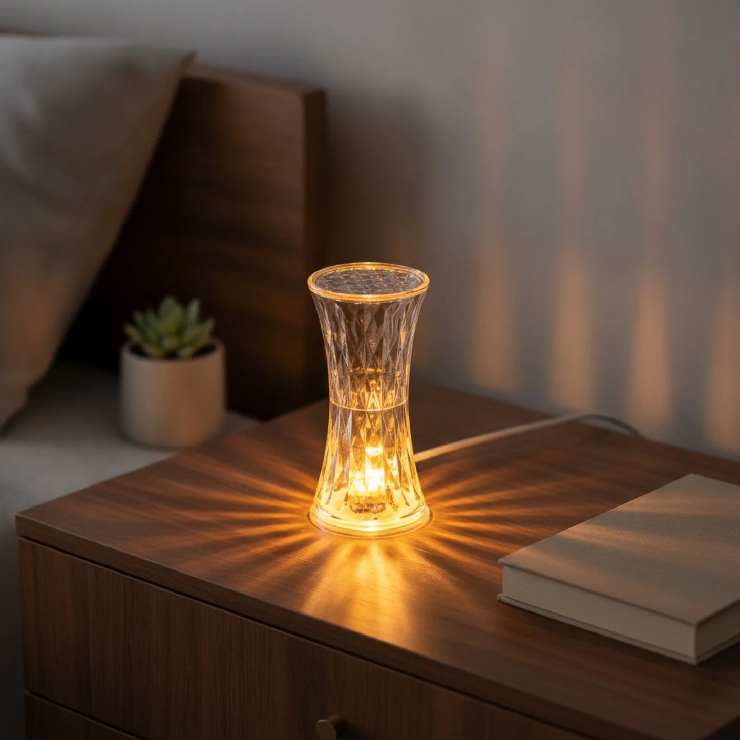 Lampe Cristal LED Ambiance Douce