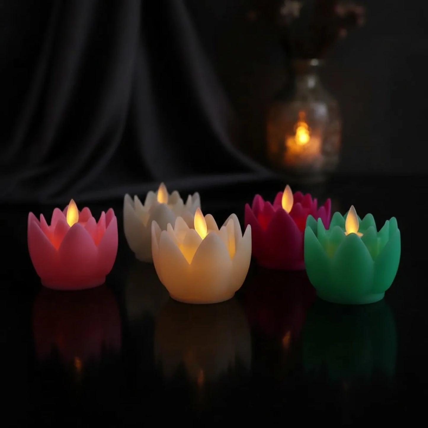 Lampe Lotus LED Féerique