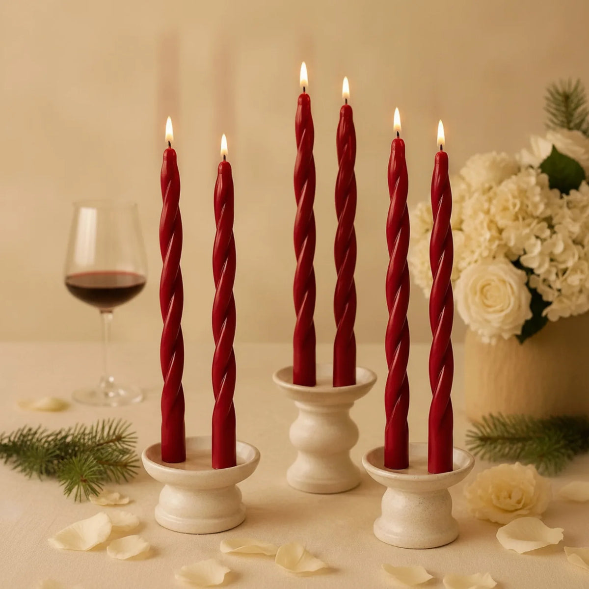 Bougie Aromathérapie Vin Rouge Cire de Soja