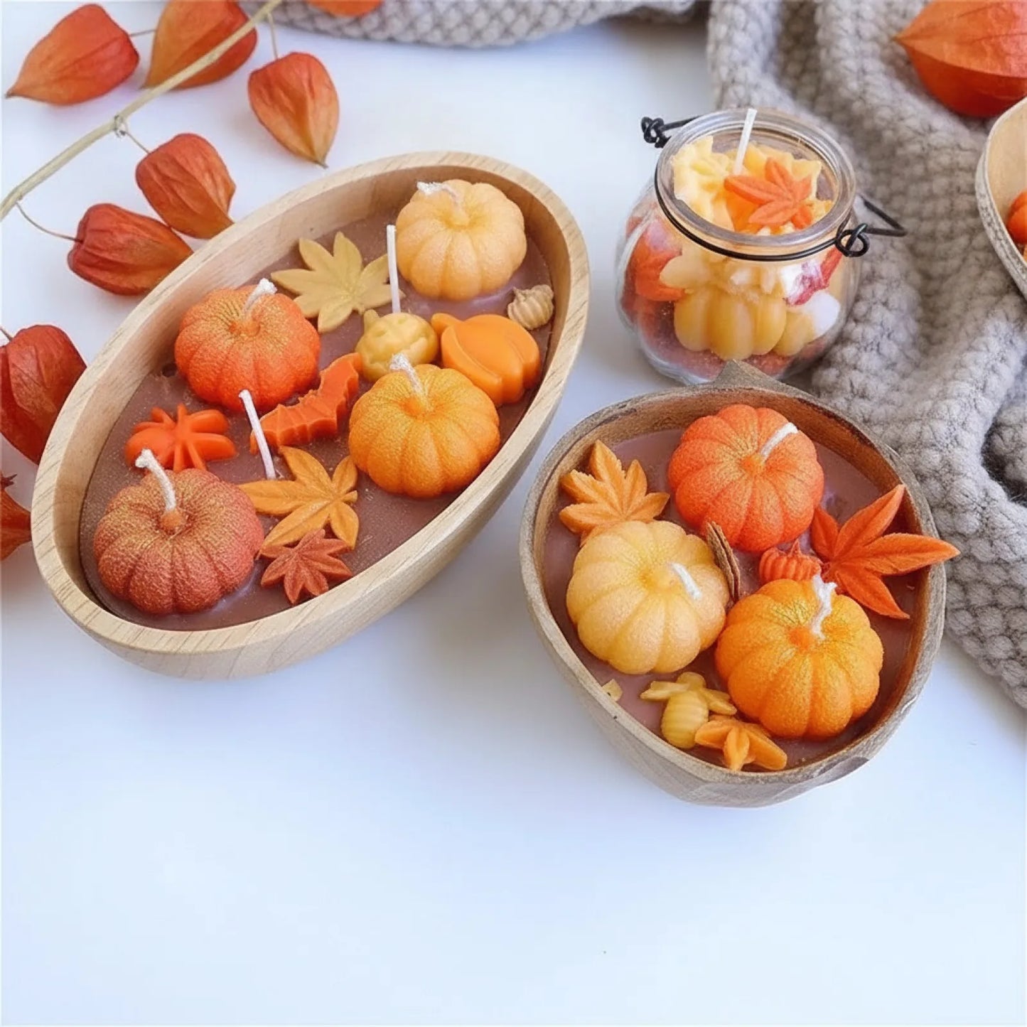 Bougie Artisanale Pumpkin Spice - Ambiance Automnale
