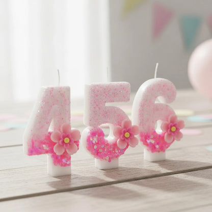 Bougies d'Anniversaire Créatives et Modernes