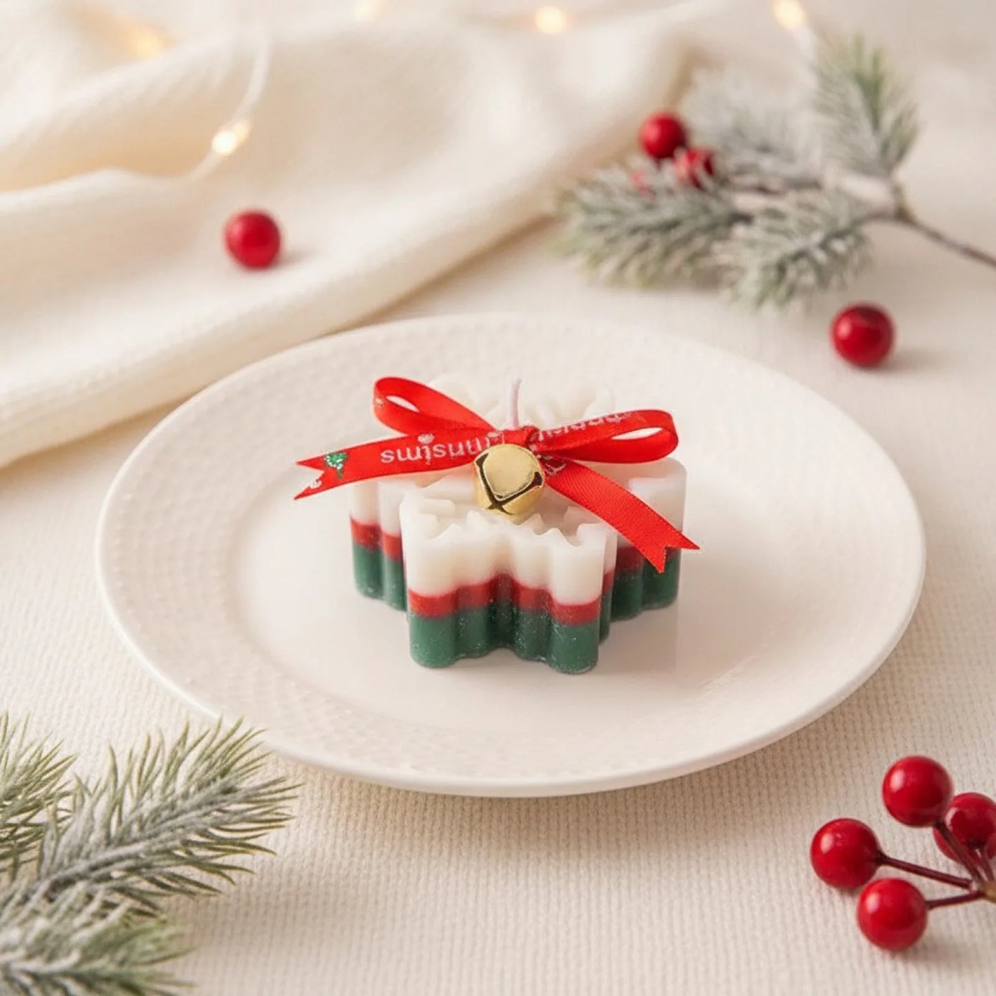 Bougie Aromatique Festive Hivernale