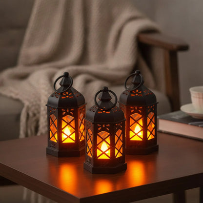 Lampe Hexagonale LED Ambiance Rétro