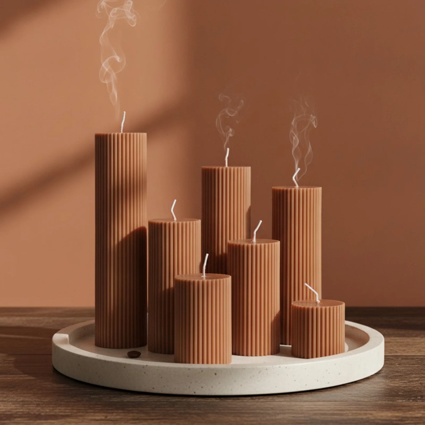 Bougie Cylindrique Parfumée Soja Rétro