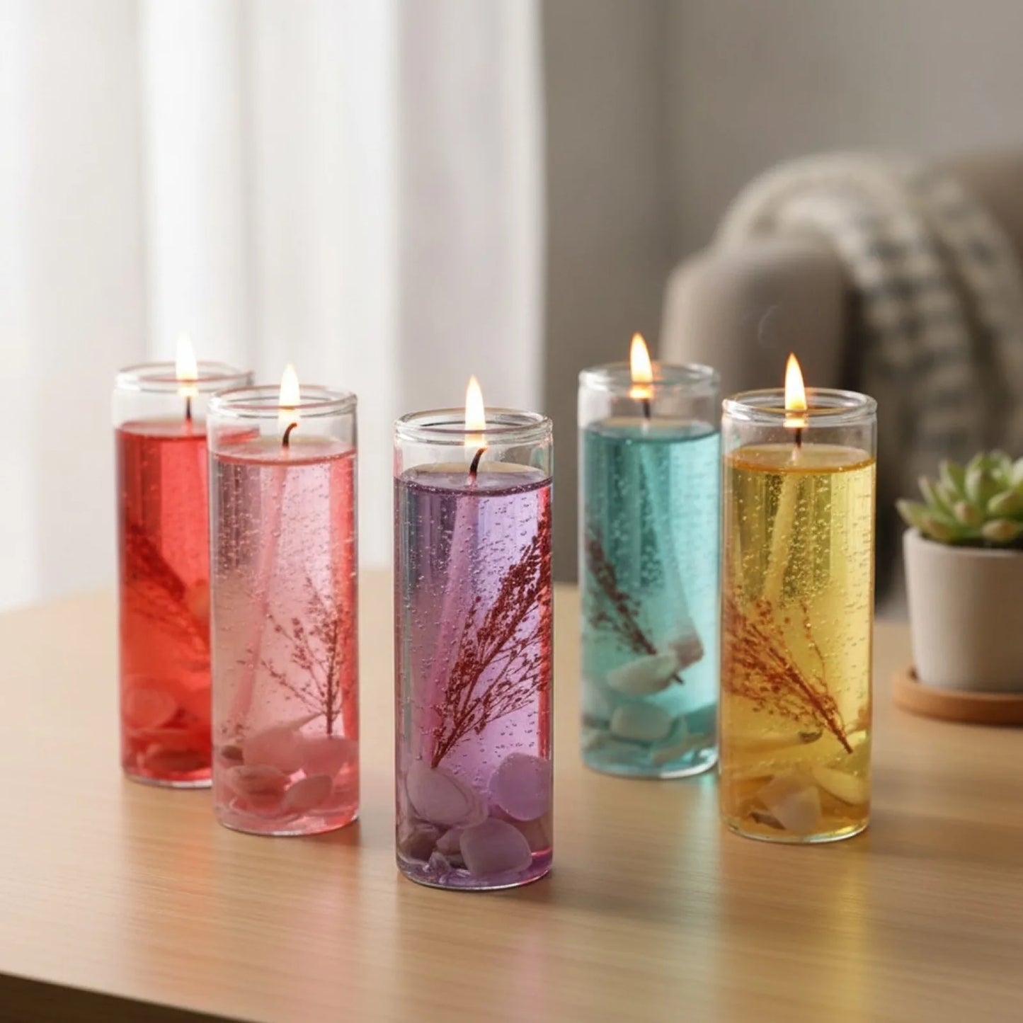 Bougie Gel Océan Romantique Déco Marine