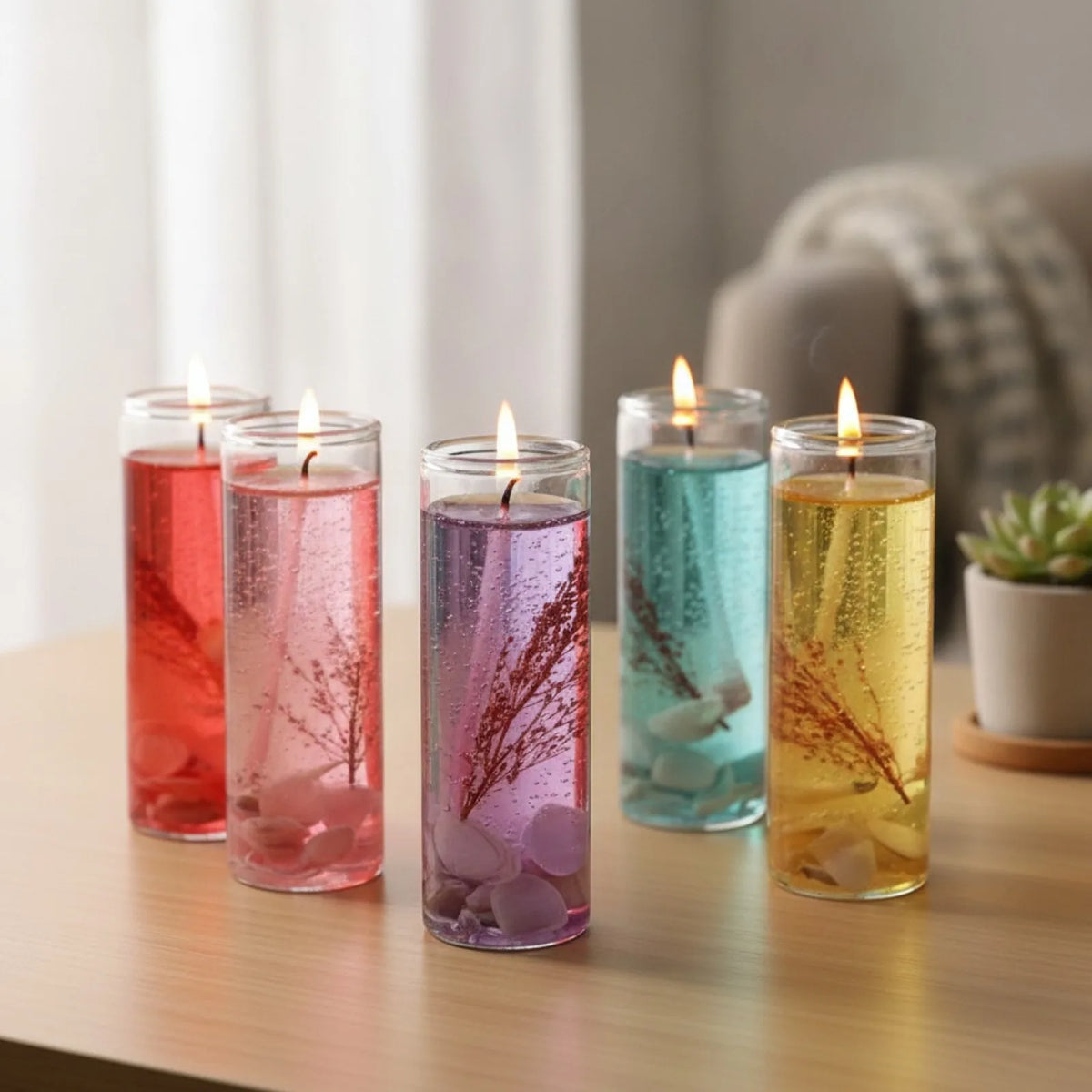 Bougie Gel Océan Romantique Déco Marine