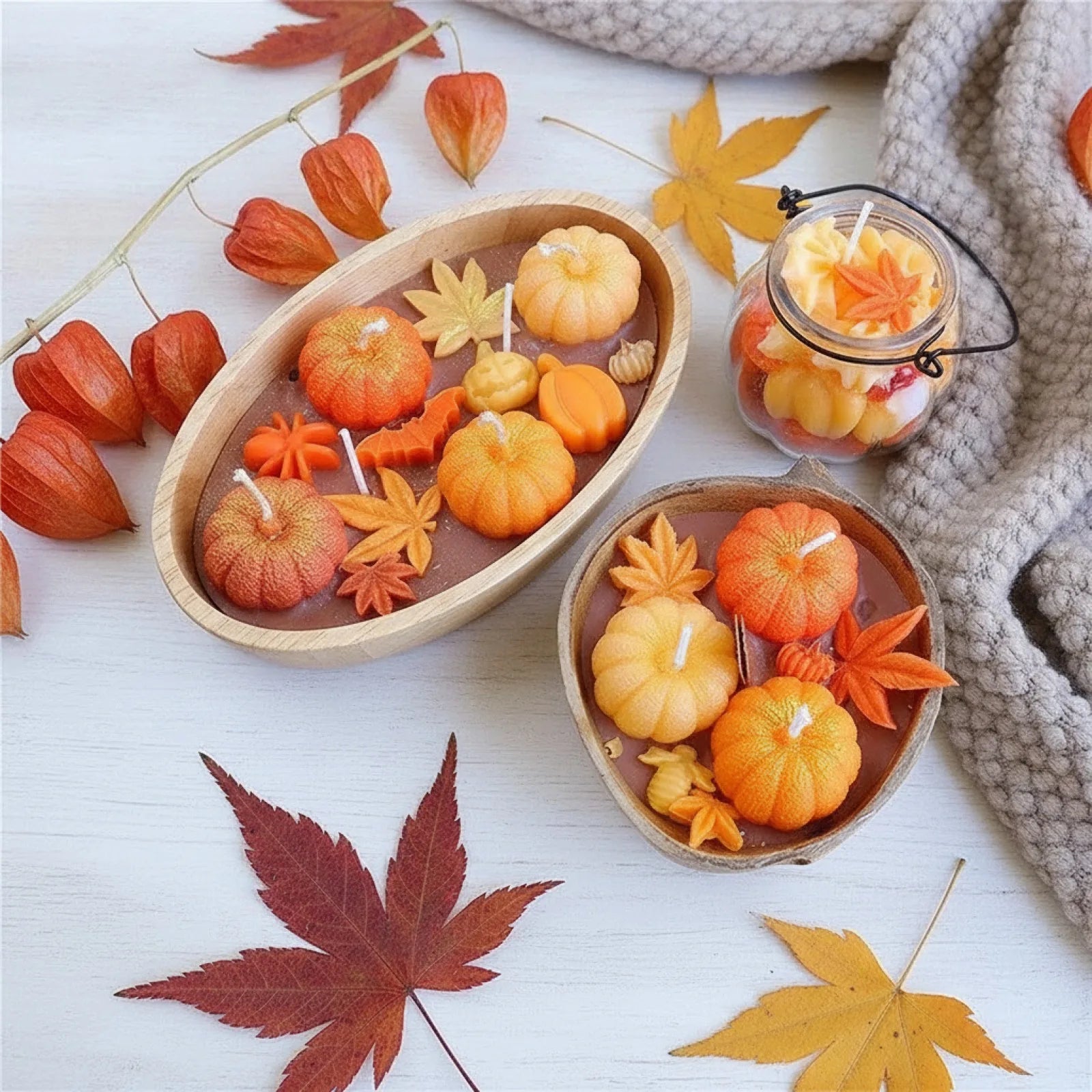 Bougie Artisanale Pumpkin Spice - Ambiance Automnale