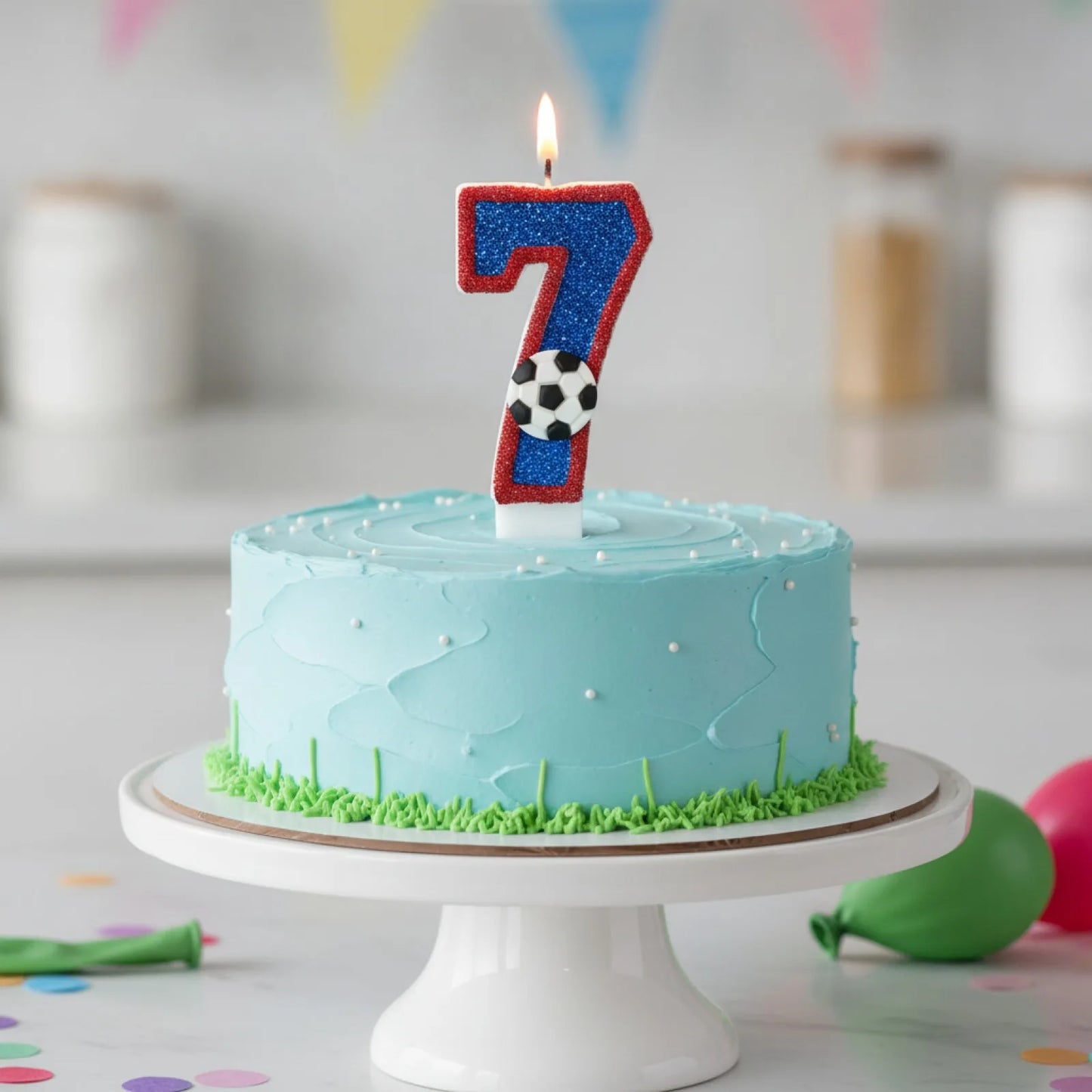 Bougie Ballon de Football MINISO pour Anniversaire