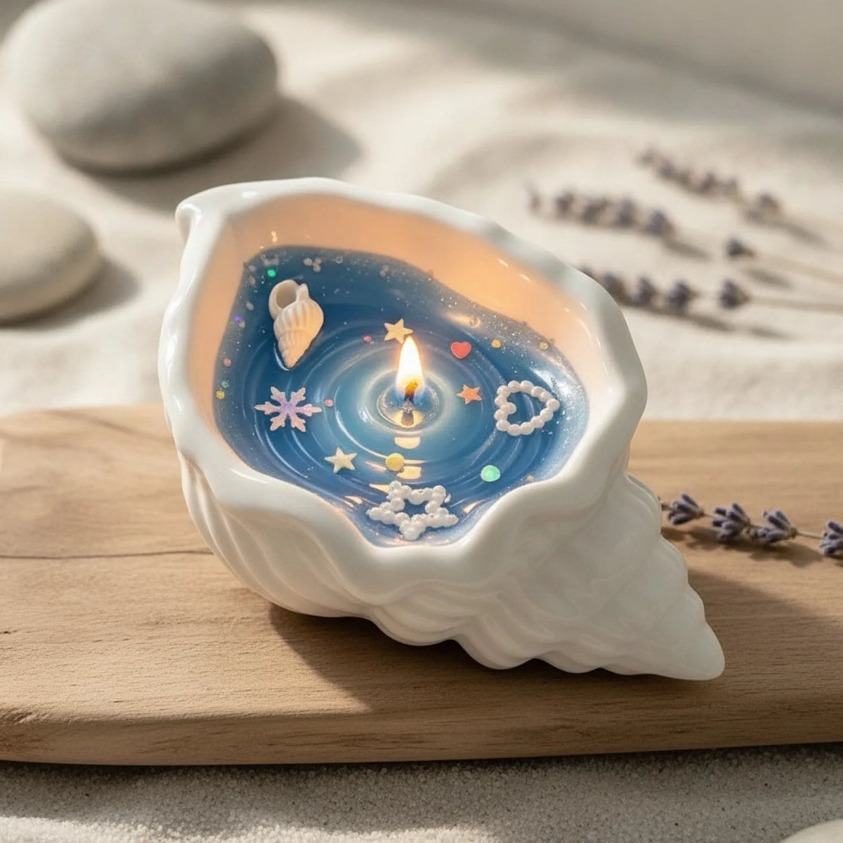 Bougie Coquillage Parfumée "Ocean Tune"