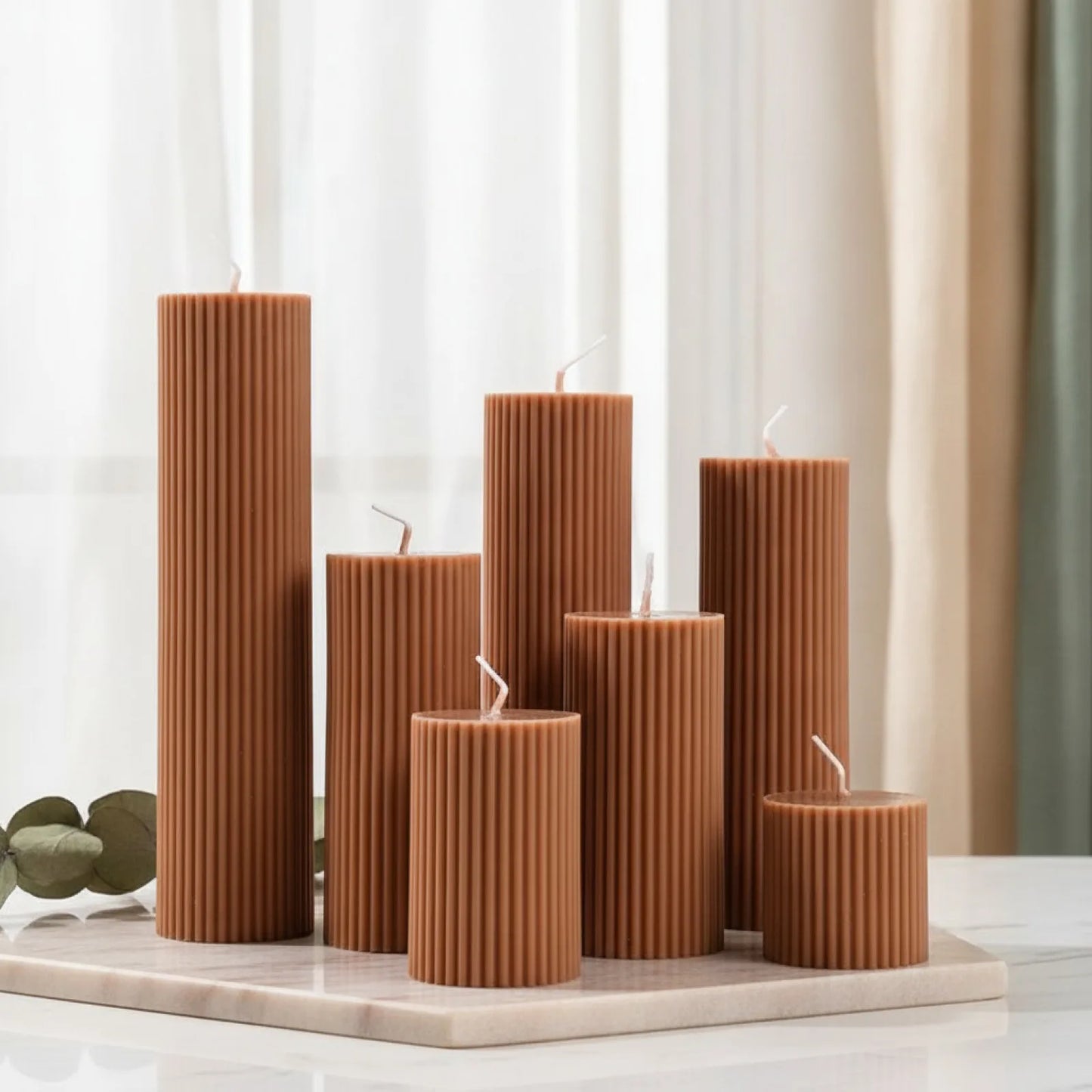 Bougie Cylindrique Parfumée Soja Rétro