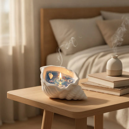 Bougie Coquillage Parfumée "Ocean Tune"