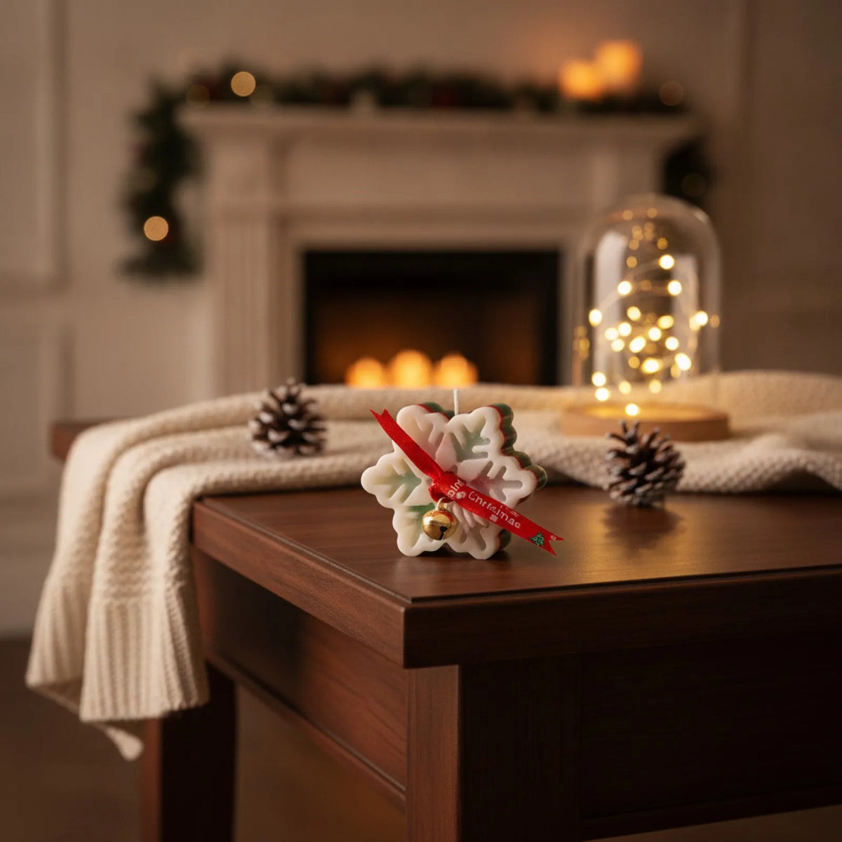 Bougie Aromatique Festive Hivernale