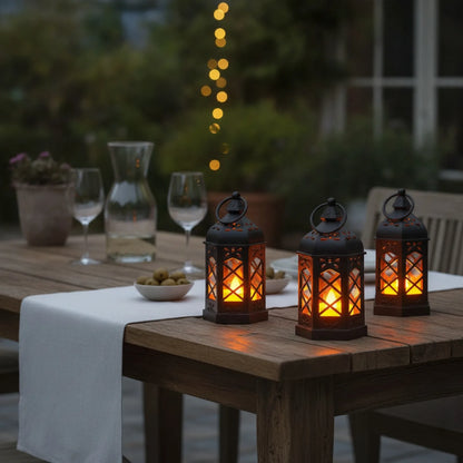 Lampe Hexagonale LED Ambiance Rétro
