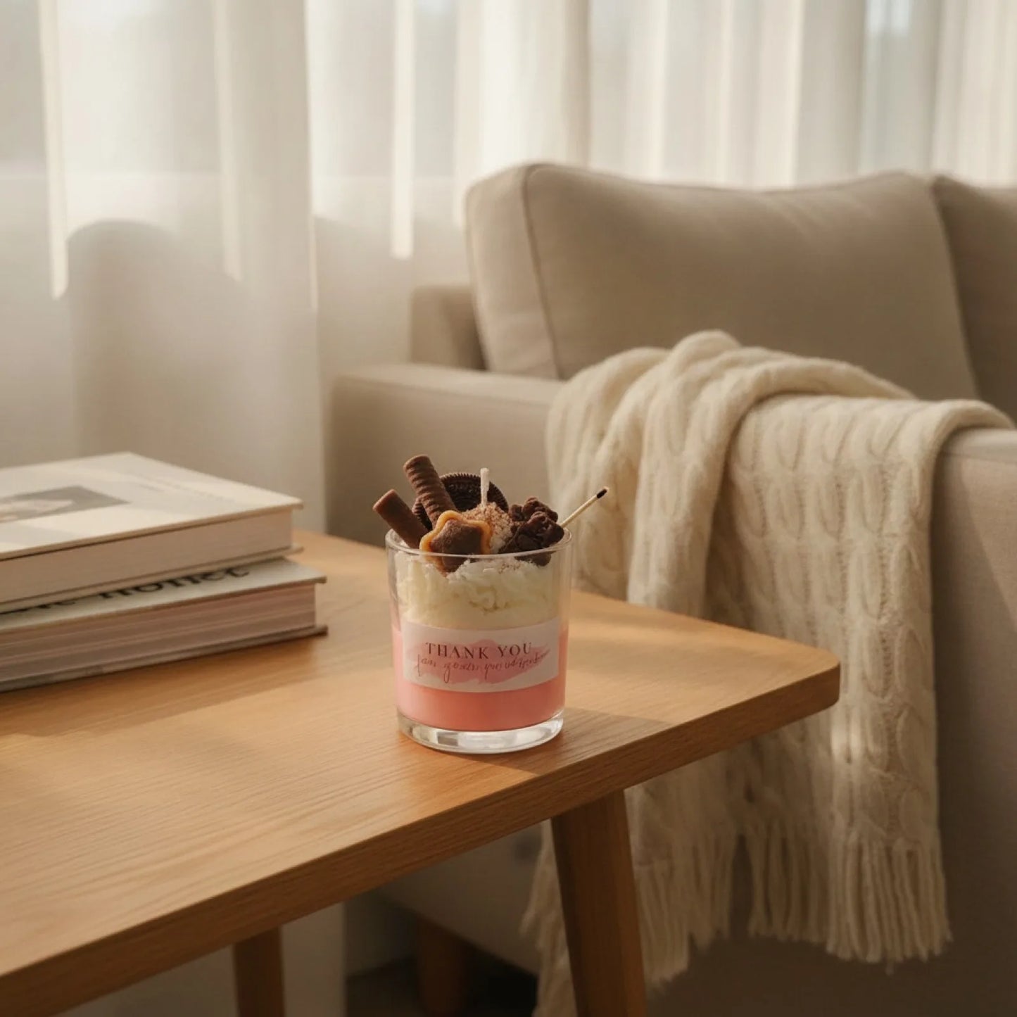Bougie Parfumée Artisanale Gourmande 400g