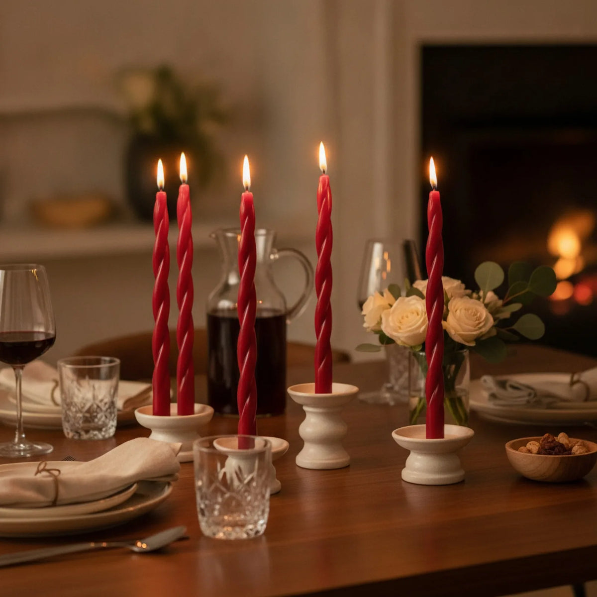 Bougie Aromathérapie Vin Rouge Cire de Soja