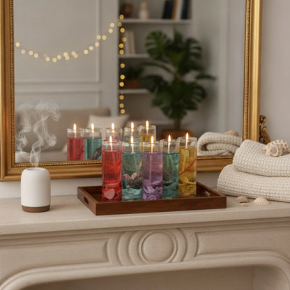 Bougie Gel Océan Romantique Déco Marine