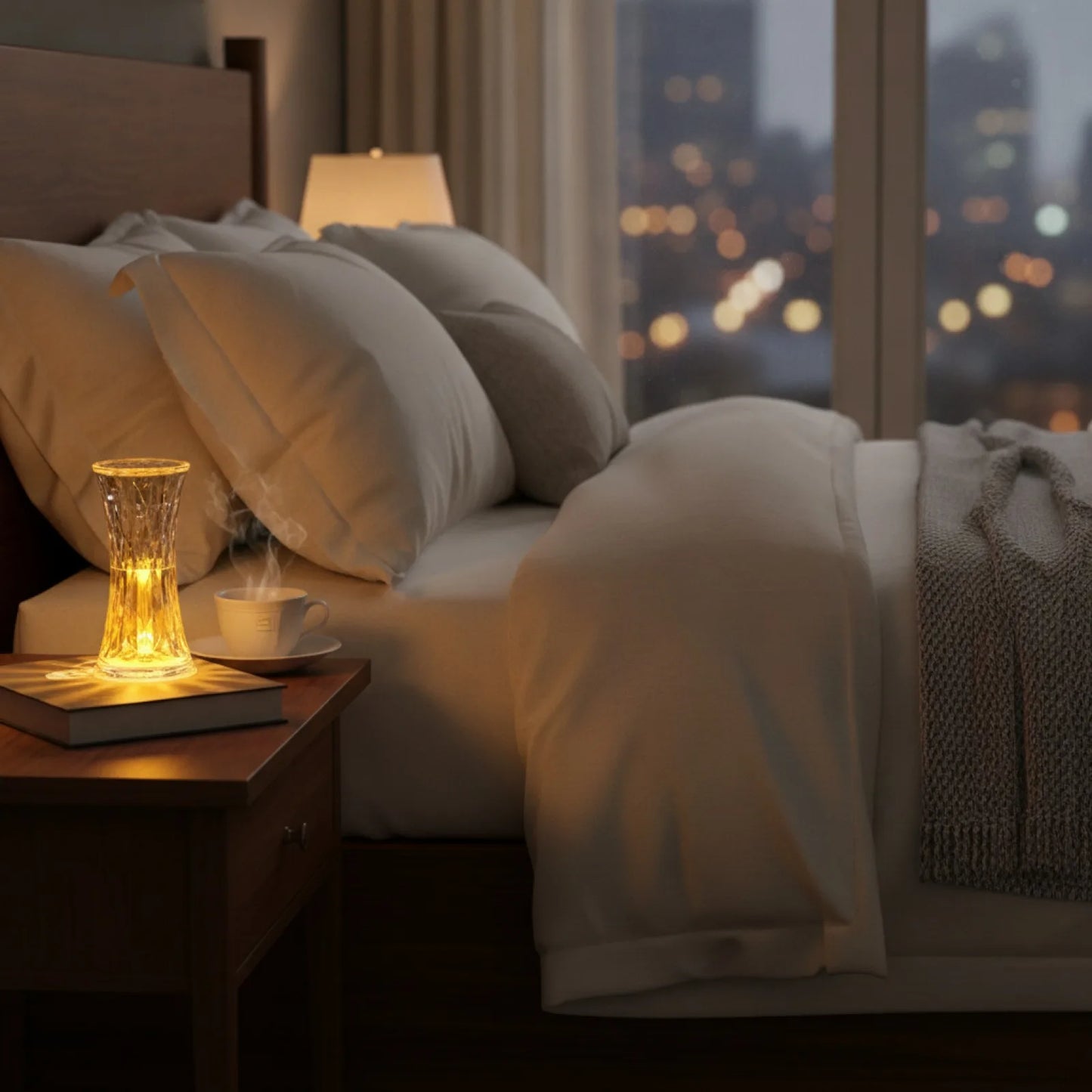 Lampe Cristal LED Ambiance Douce