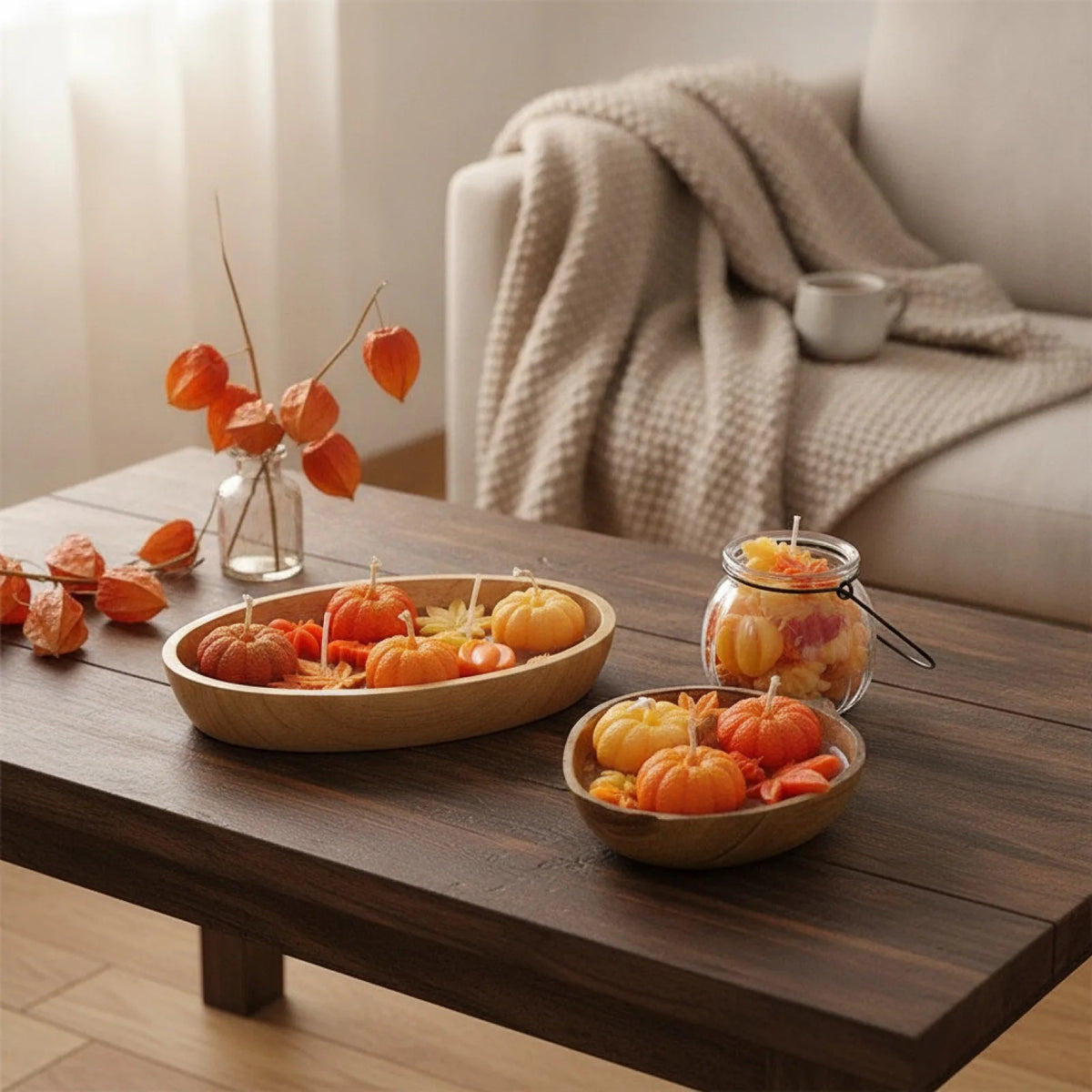 Bougie Artisanale Pumpkin Spice - Ambiance Automnale